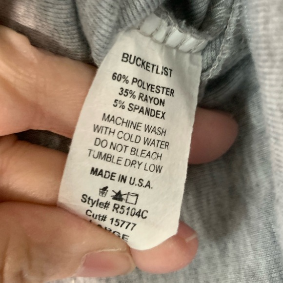 BUCKETLIST Gray Wide Leg Suspender Loungewear Jumpsuit Size L - Picture 10 of 11